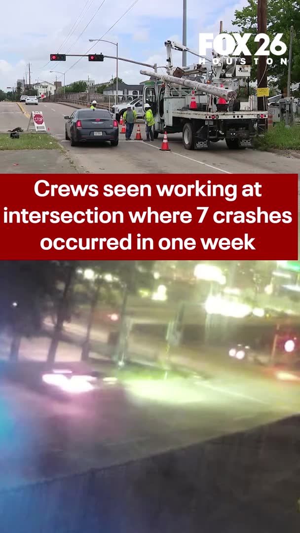 Yesterday, we shared a report about seven crashes at the same Houston intersection in one week. Today, Houston Public Works crews appear to be addressing the situation at McGowen Street and Chartres Street. FOX 26 has reached out to the city for details about what is being done.
