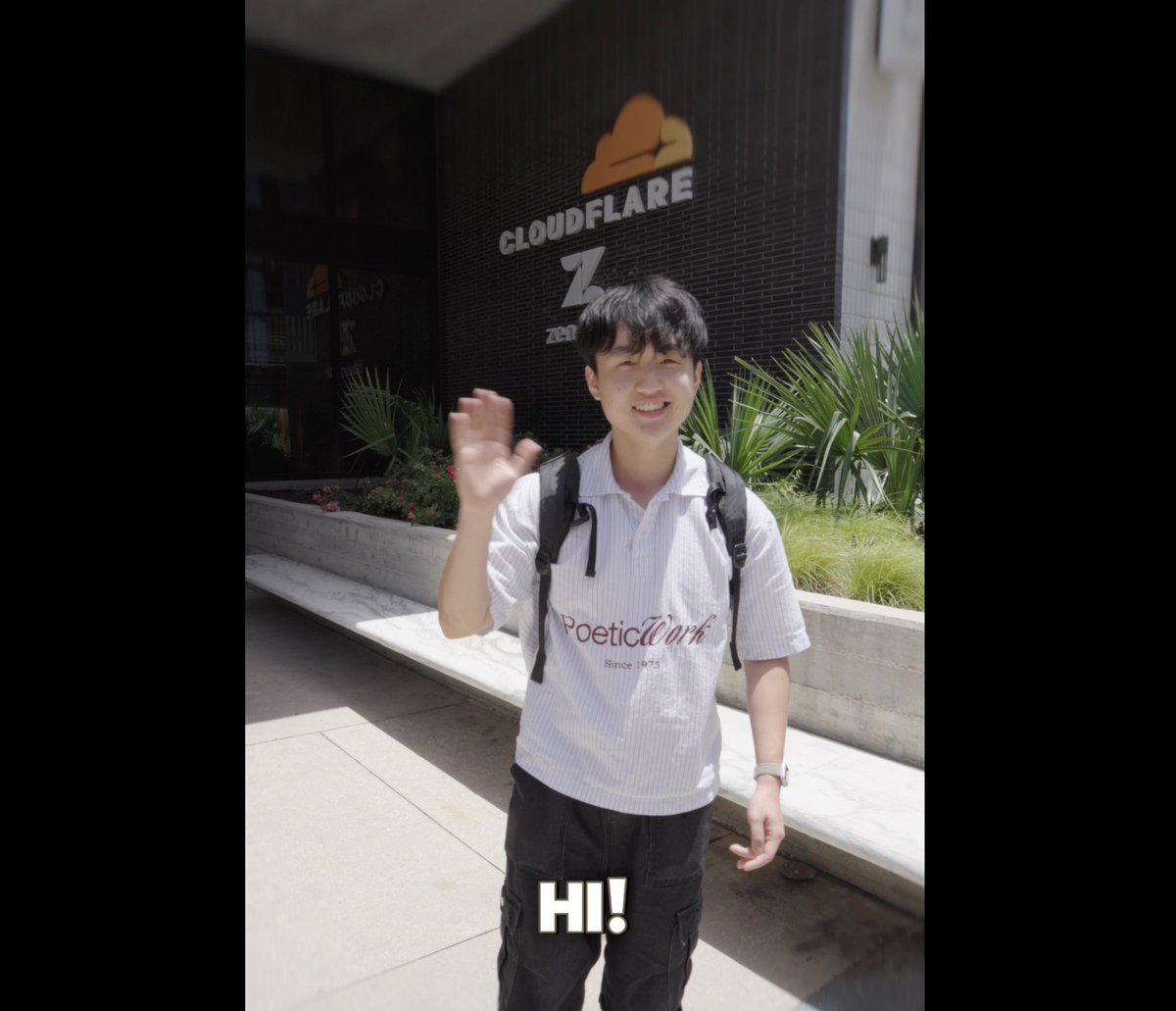 Meet Bill Wang, a Software Engineer Intern on the Cloudflare One - Access Team. From studying at the University of Waterloo to moving to Austin to help make an impact at a global scale, his work directly contributes to our infrastructure worldwide! "I already use Cloudflare in my personal projects, so getting to contribute to tools I actually rely on is very rewarding." #CloudflareInternets