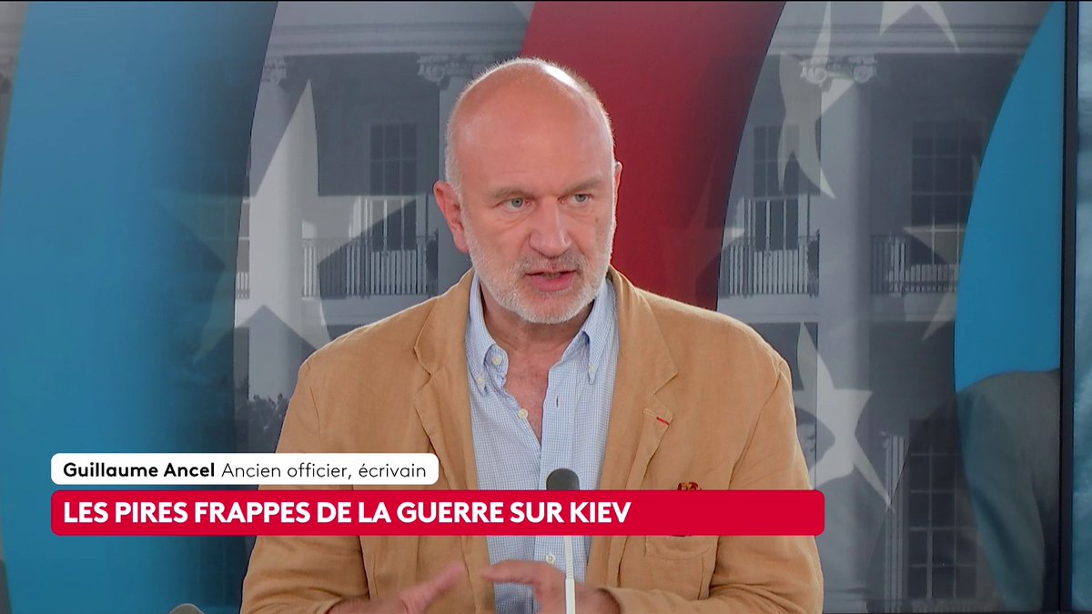 🔴 🗣️ Frappes russes sur Kiev : "Non seulement [V.Poutine] n'est pas capable de soumettre l'Ukraine, mais il ne peut même plus protéger la Russie, donc qu'est ce qu'il fait ? Il se venge", résume l'ancien officier Guillaume ANCEL 🌊. Alban Mikoczy #SurLeTerrain #Canal16