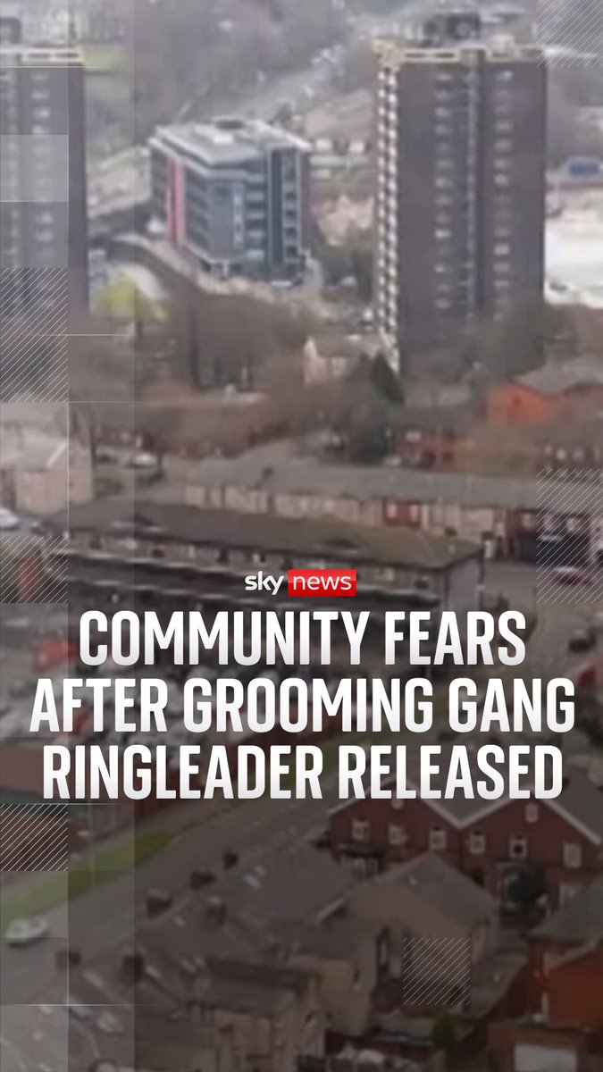 Grooming gang leader Shabir Ahmed, who targeted girls as young as 12, has been released from prison in the midst of a row over whether or not he can be deported back to Pakistan. Sky's North of England correspondent @KatieBarnfield reports ⬇️ Read more: