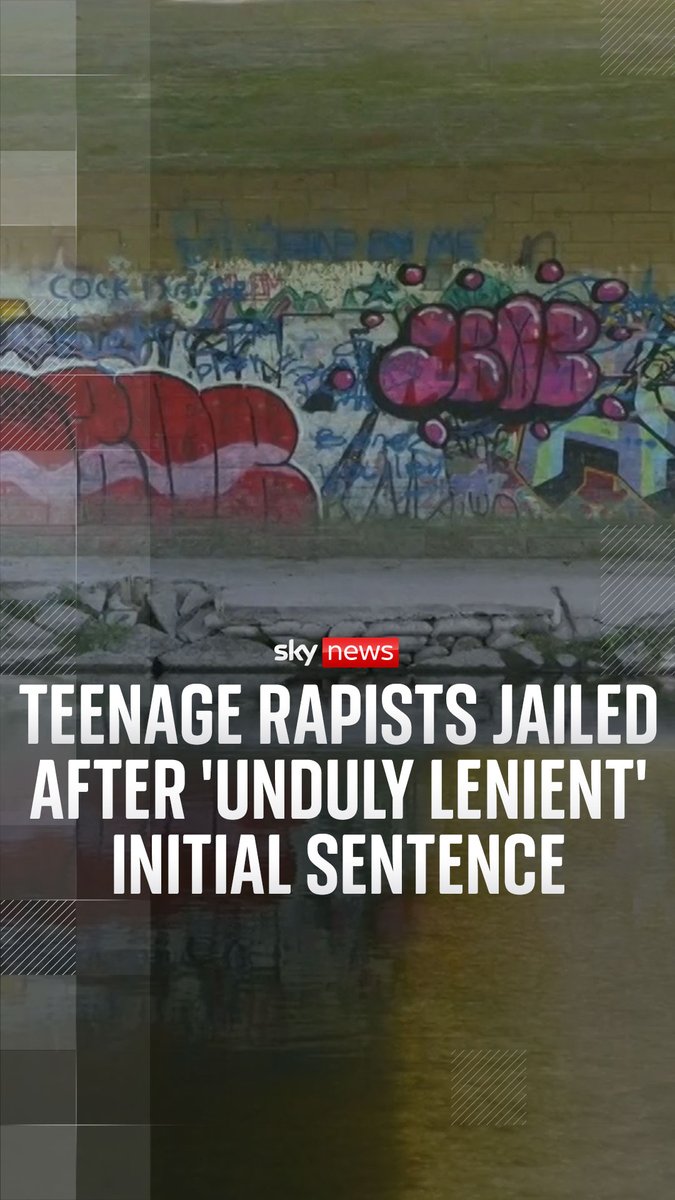 Two teenage boys have had their sentences for the rape of two girls increased at the Court of Appeal after they were found to be "unduly lenient". Sky's Sadiya Chowdhury reports ⬇️ Read more: