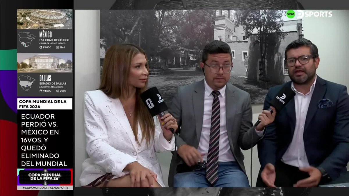LA SELECCIÓN ECUATORIANA DE FÚTBOL NO RECIBIÓ AMENAZAS ❌🇪🇨 🎙️ Daniel Navas V., Theo Posso y Kristy Alvarado C. aclaran los rumores que surgieron tras la derrota ante México por el #MundialEnDSPORTS. #FIFAWorldCup #DeFútbolSeHablaAsí