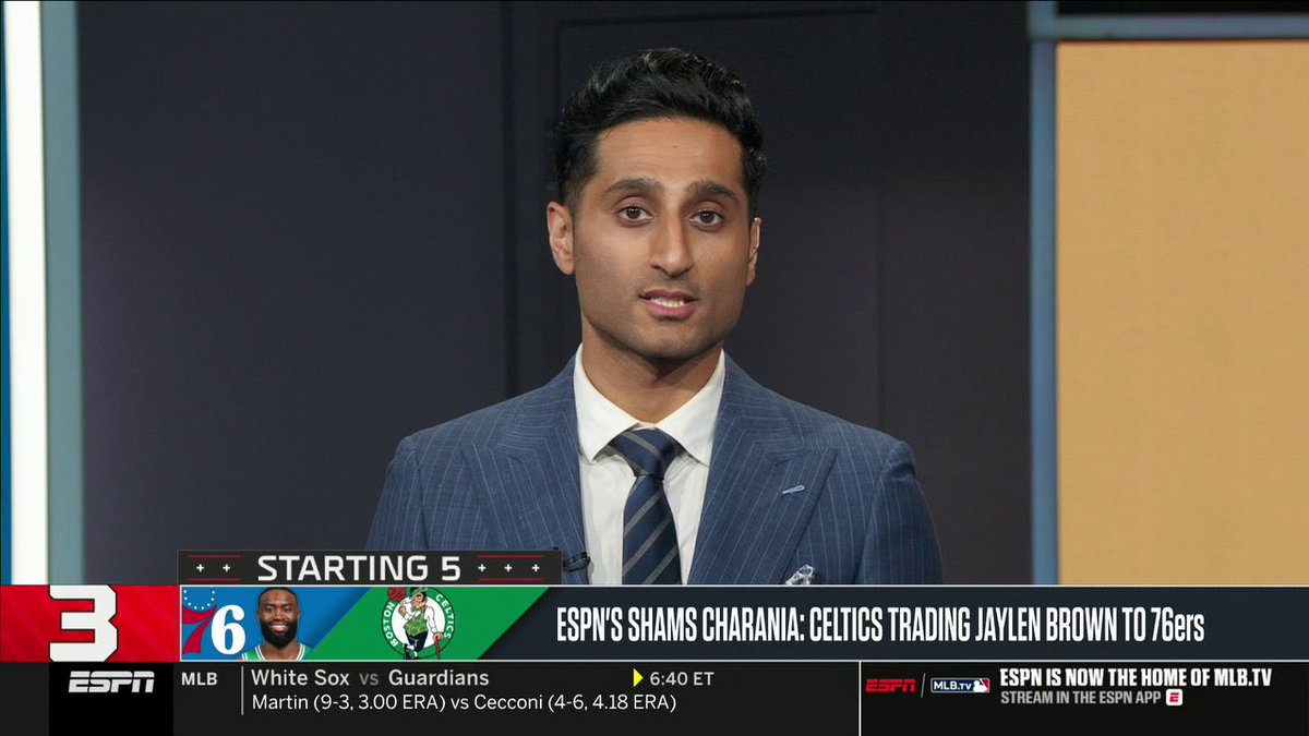 .Shams Charania details what the Boston Celtics and Philadelphia 76ers are planning following the Jaylen Brown trade ✍️