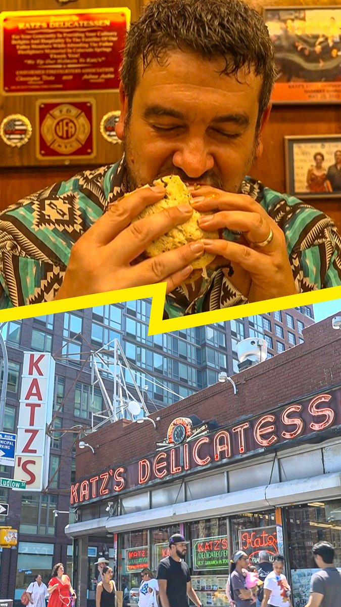 "The Ballon d'or of sandwiches!" 👀 Alex Crook reviews the world famous Katz's Deli!