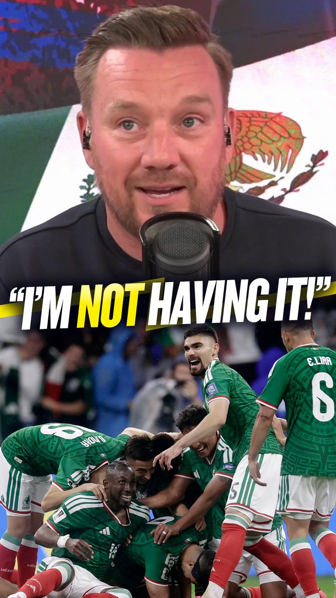 📝 "I had a look at who they've played..." ❌ "They've played no one! I'm not having it!" Jamie O'Hara rubbishes Mexico's record at the Azteca Stadium 👀 🇲🇽