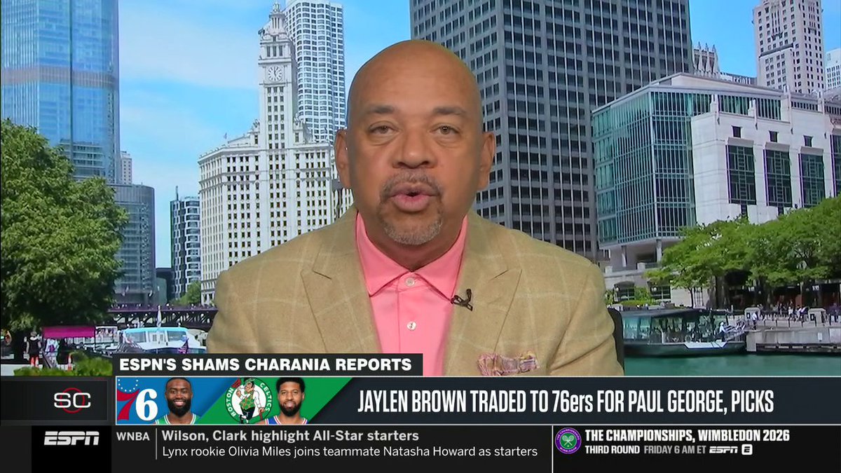 "They were never going to play very long together because no one was going to pay the two of them in one town, on one franchise, $600 million dollars." Michael Wilbon says it was only a matter of time before Jaylen Brown or Jayson Tatum were traded 😳