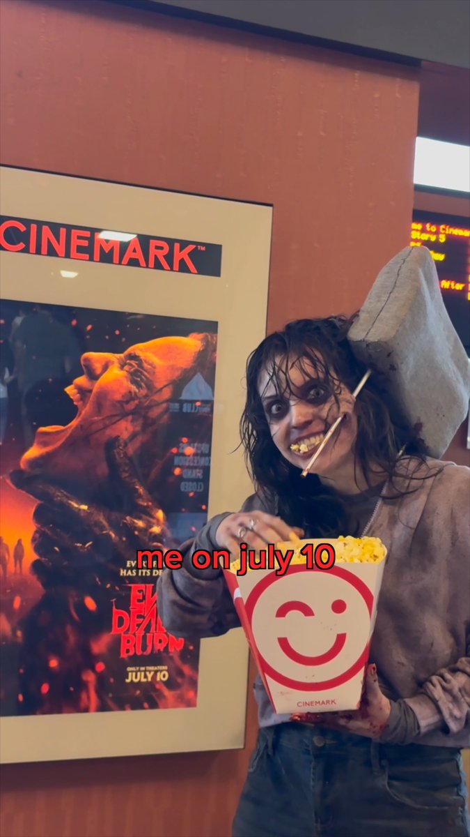 Absolute cinema. Get your tickets to see #EvilDeadBurn 🔥, in theatres July 10.