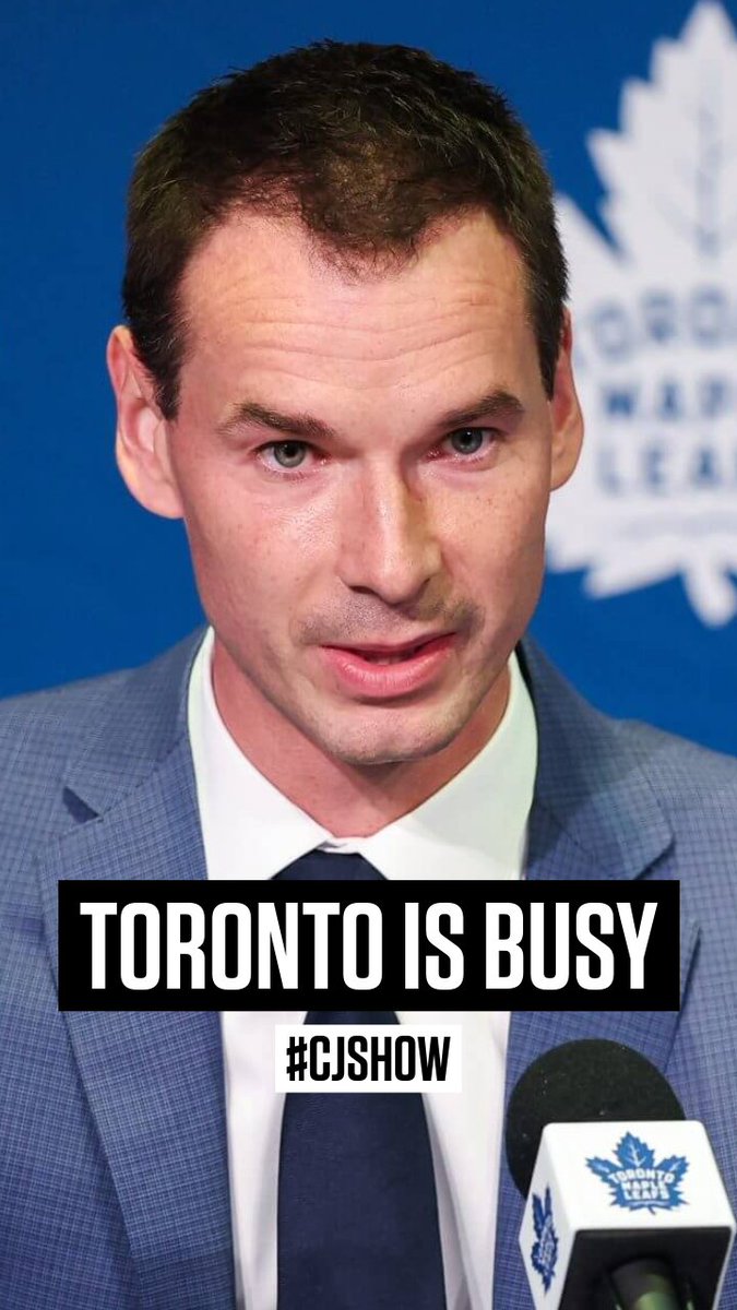 The Maple Leafs were very active on July 1st. #CJShow Chris Johnston Julian McKenzie