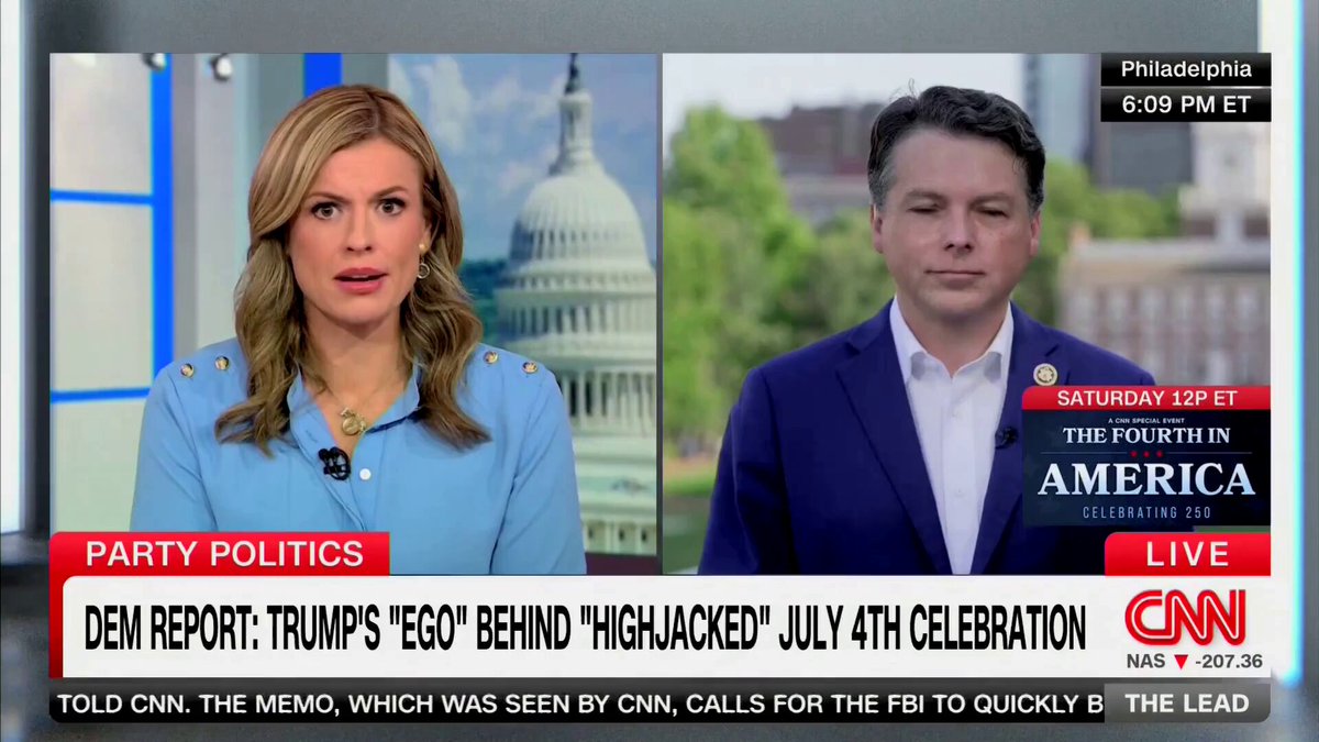 Democrat Rep. Brendan Boyle says Democrats will investigate Freedom 250 if they regain power. Democrats are so riddled with TDS they are melting down because President Trump is celebrating America’s historic 250th birthday.