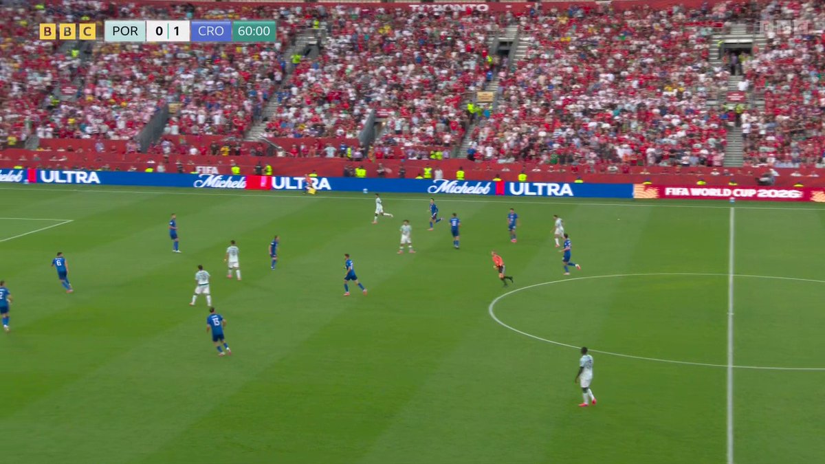 DISALLOWED! Cristiano Ronaldo thought he had scored his first ever goal in a World Cup knockout match, but it was ruled offside โ