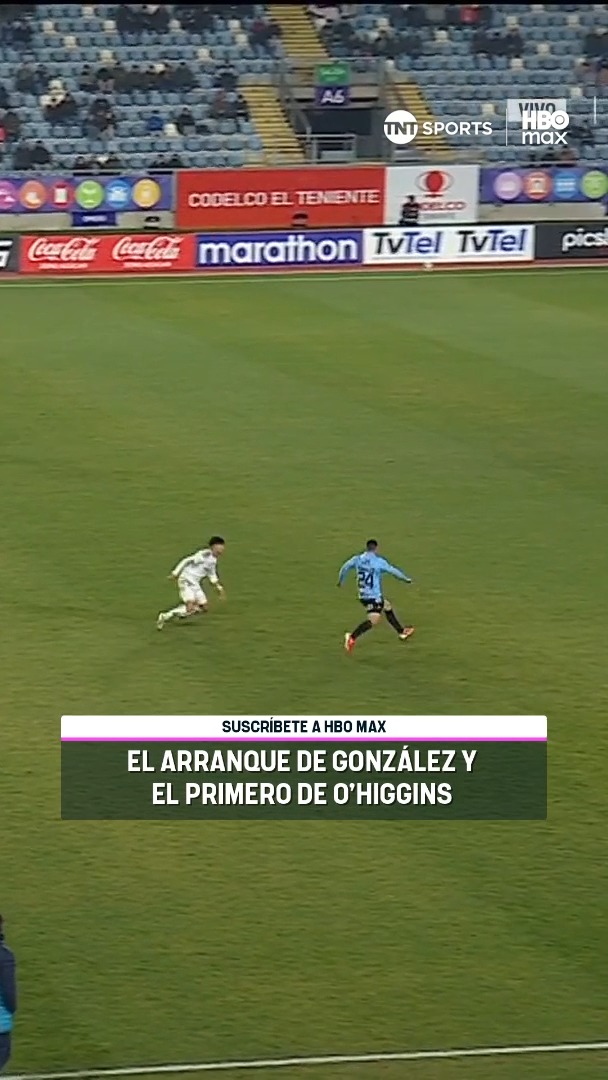 👀⚽🏆 ¡Se abre el marcador en Rancagua! Tras el mal despeje de Erick Wiemberg, Francisco González aprovechó y con este tiro batió la resistencia de Gabriel Maureira, en este #MatchdayJueves. O'Higgins le gana a #ColoColo. ¡Disfruta la #CopaChileCocaColaZeroAzúcar 2026! Suscríbete a #TNTSportsenHBOMax 📲