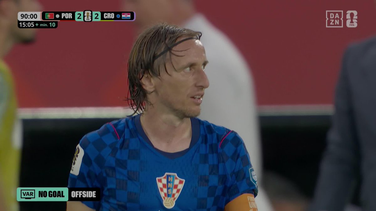 VER PARA CREER 🤯 CROACIA MARCÓ EN EL 113'... ¡PERO FUE ANULADO POR FUERA DE JUEGO POR CONSIDERAR QUE LA TOCABA UN JUGADOR CROATA! El final más cruel posible para Luka Modric 🥺 #DAZNMundial #FIFAWorldCup