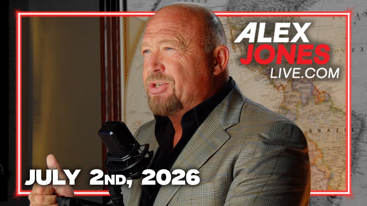 FULL THURSDAY ALEX JONES SHOW: Elon Musk's Father Errol Musk- Who Lives In South Africa- Joins Alex Jones To Give A Grim Assessment Of The Ongoing Extermination Of Whites, And He Issues An Emergency Warning To The Western World That Communist Forces Are Preparing To Carry Out The Same Horrors In Their Nations! PLUS, Iran Pulls Out Of Peace Talks, Says ‘We Have Nukes!’ Congressman Tim Burchett Tells Sean Hannity That Movies Have Been Preprogramming The Public To Prepare Them For Alien Disclosure, And Information On UFOs Is Being Withheld From President Trump! FINALLY, Respected FBI Whistleblower Kyle Seraphin Joins The Show To Reveal The Latest Intel From High-Level FBI & CIA Sources On All Things Trump, Kash Patel, White House & Pentagon! THIS IS MUST-WATCH/SHARE INFO! — 7/2/26