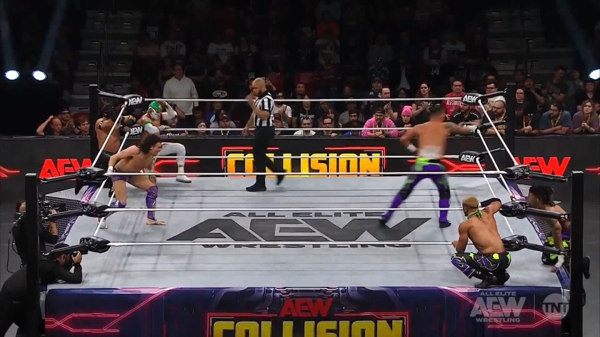 DIVE! DIVE! DIVE! DIVE! DIVE! DIVE! Watch #AEWCollision on TNT &amp; HBO Max