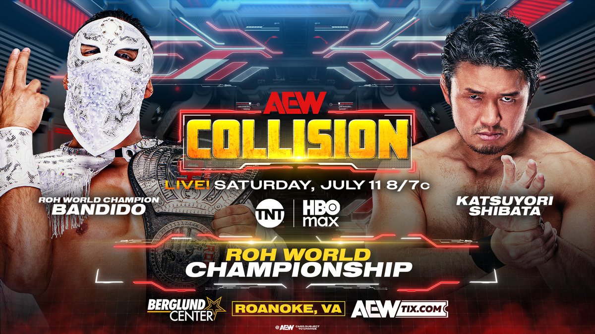 The Opps are focused on business, and 柴田勝頼 / Katsuyori Shibata knows exactly what he wants! A shot at Bandido🔫🌵 and the #ROH World Championship! Watch #AEWCollision on TNT & HBO Max