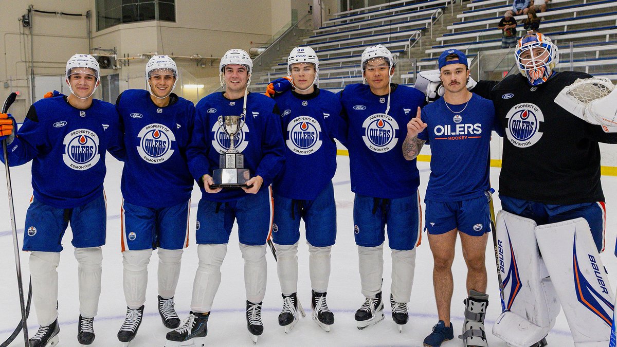 Summer hockey highlights ☀️🏒 #Oilers Development Camp came to a close this afternoon with the annual Billy Moores Cup 3-on-3 tournament at the Downtown Community Arena!