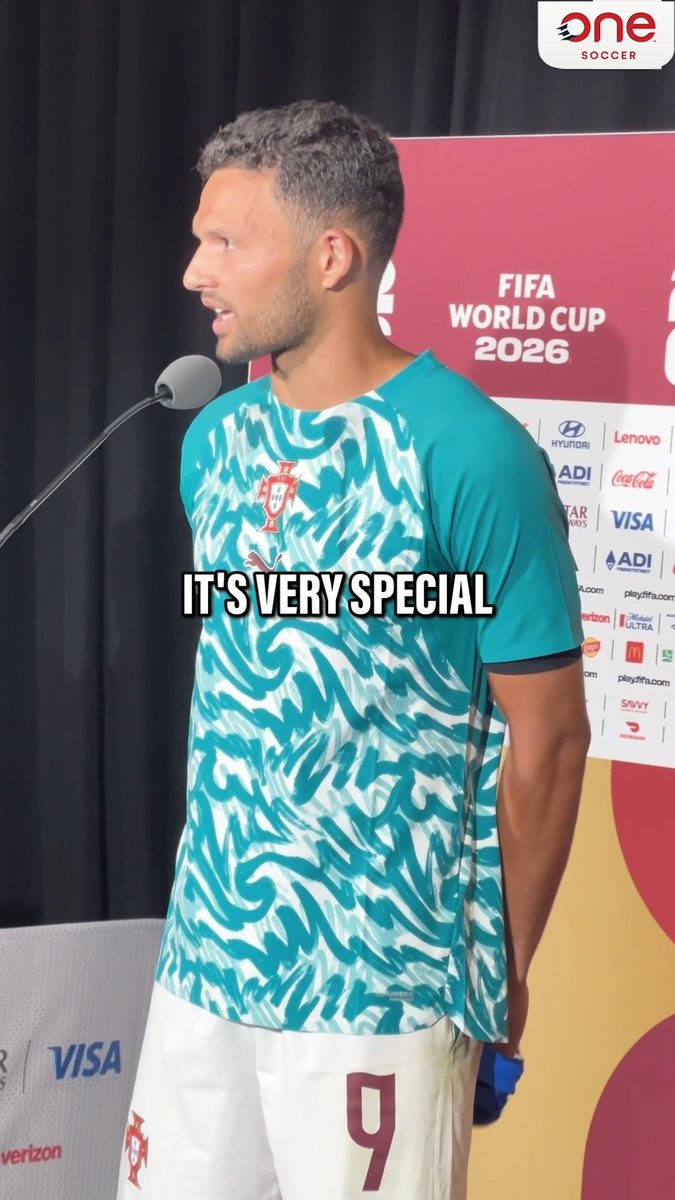 Gonçalo Ramos & Rafael Leão on playing in front of Portuguese-Canadian supporters in Toronto 🎙️ "They gave us a special strength – it makes us feel at home." "I'm also into the CanMNT 🇨🇦 – there are players with a lot of quality and their football is very developed: I wish them good luck!"