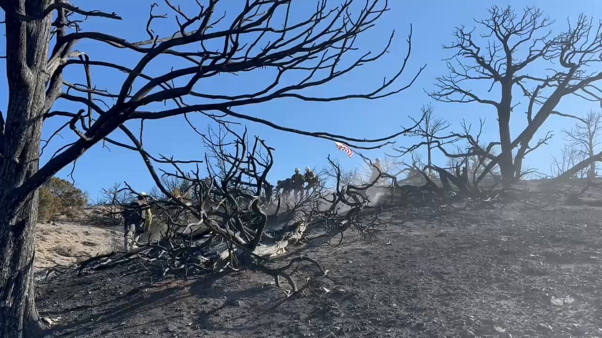 Cherry fire in Utah, hot shots are working through the holiday weekend 🇺🇸