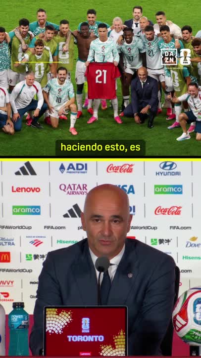 "DIOGO JOTA ES NUESTRA LUZ EN EL MUNDIAL" 💫🥹🇵🇹 Roberto Martínez reflexiona sobre cómo Diogo Jota sigue siendo una fuente de inspiración para la plantilla durante este torneo #DAZNMundial #FIFAWorldCup