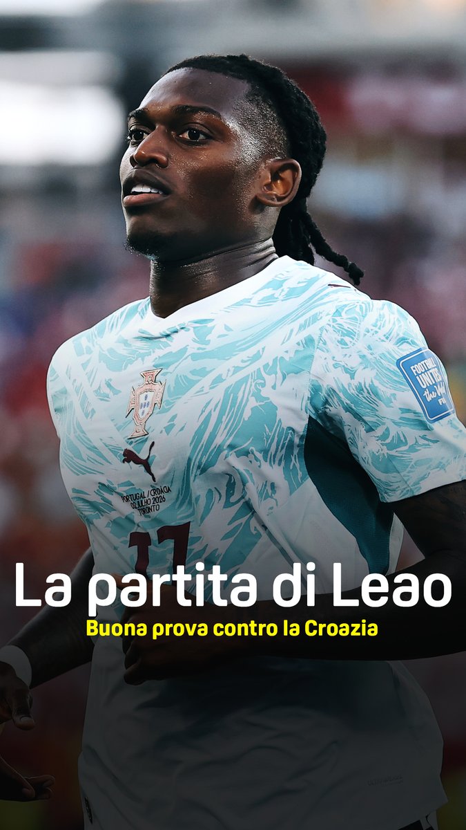Buona prova per 𝙍𝙖𝙛𝙖𝙚𝙡 𝙇𝙚𝙖𝙤 contro la Croazia 👏 #PortogalloCroazia #FIFAWorldCup #DAZN