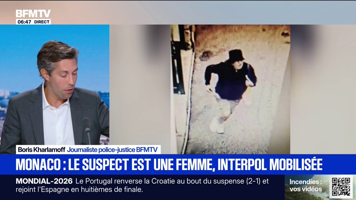 Explosion à Monaco: la personne suspectée d'avoir déposé le sac piège est en réalité une femme