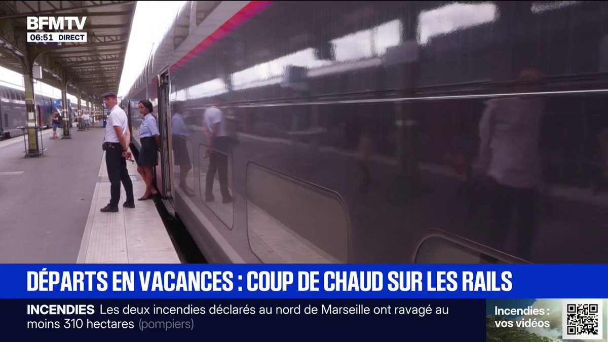 Canicule: Jean Castex, le patron de la SNCF ne peut pas "garantir que tout va marcher très bien à 100%"