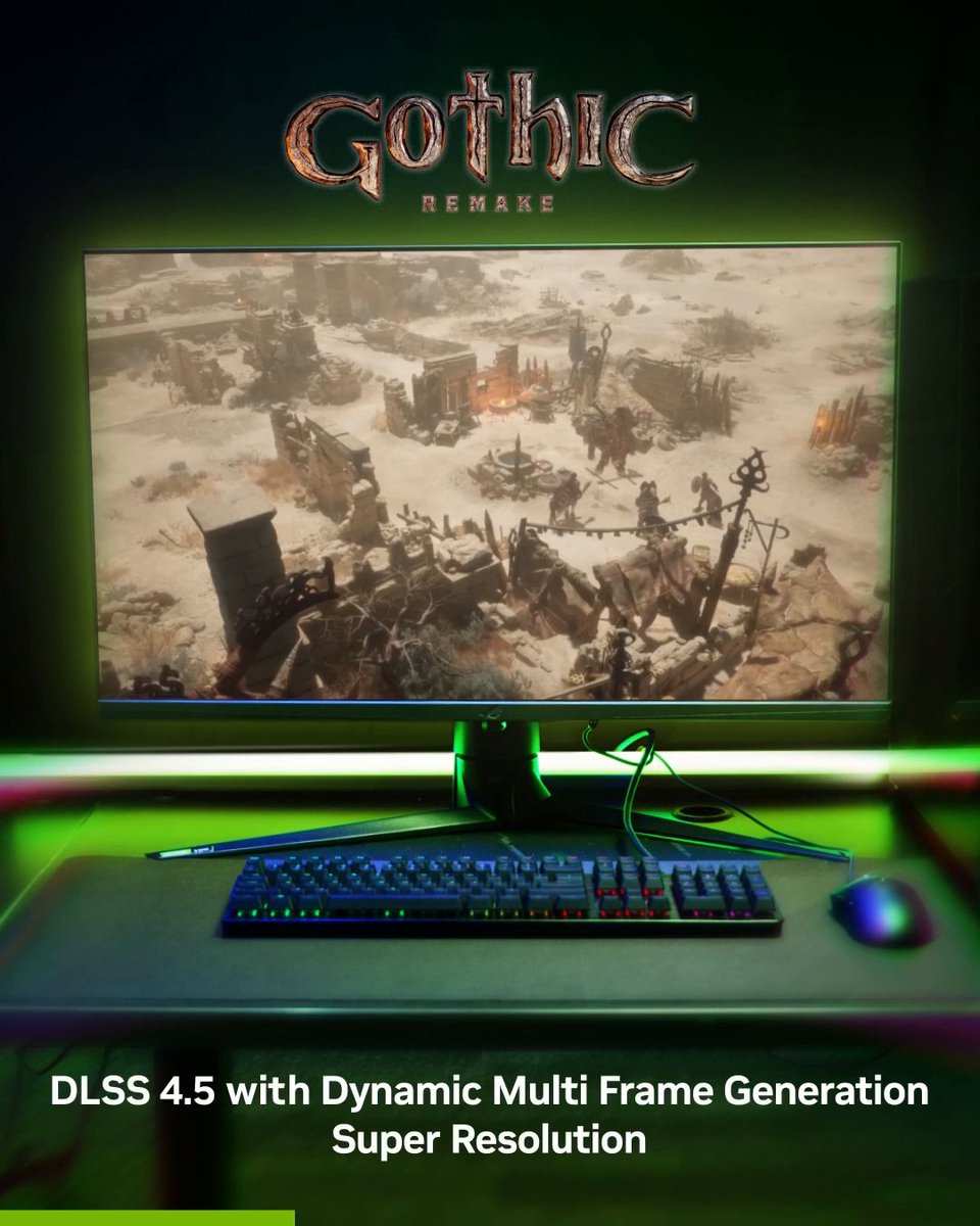 先月の DLSS 対応ゲームを紹介⚡ 🟢 Empulse 🟢 Squad 🟢 Gothic 1 Remake 🟢 NBA: THE RUN 🟢 + more