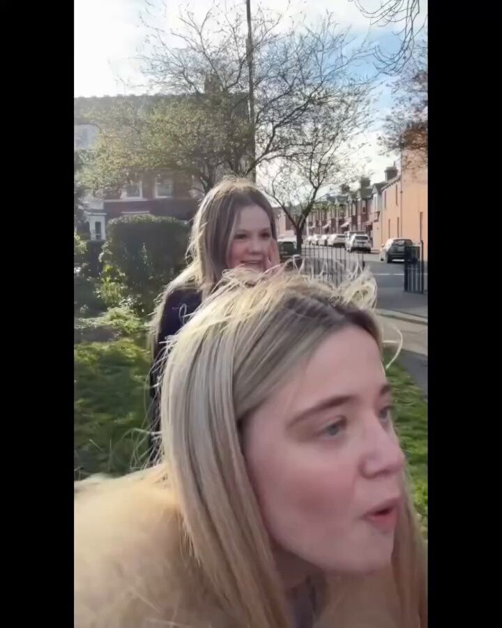 OF girl's cornering Asian students screaming “FUC*lNG lDlOT” throwing slurs and laughing 😑