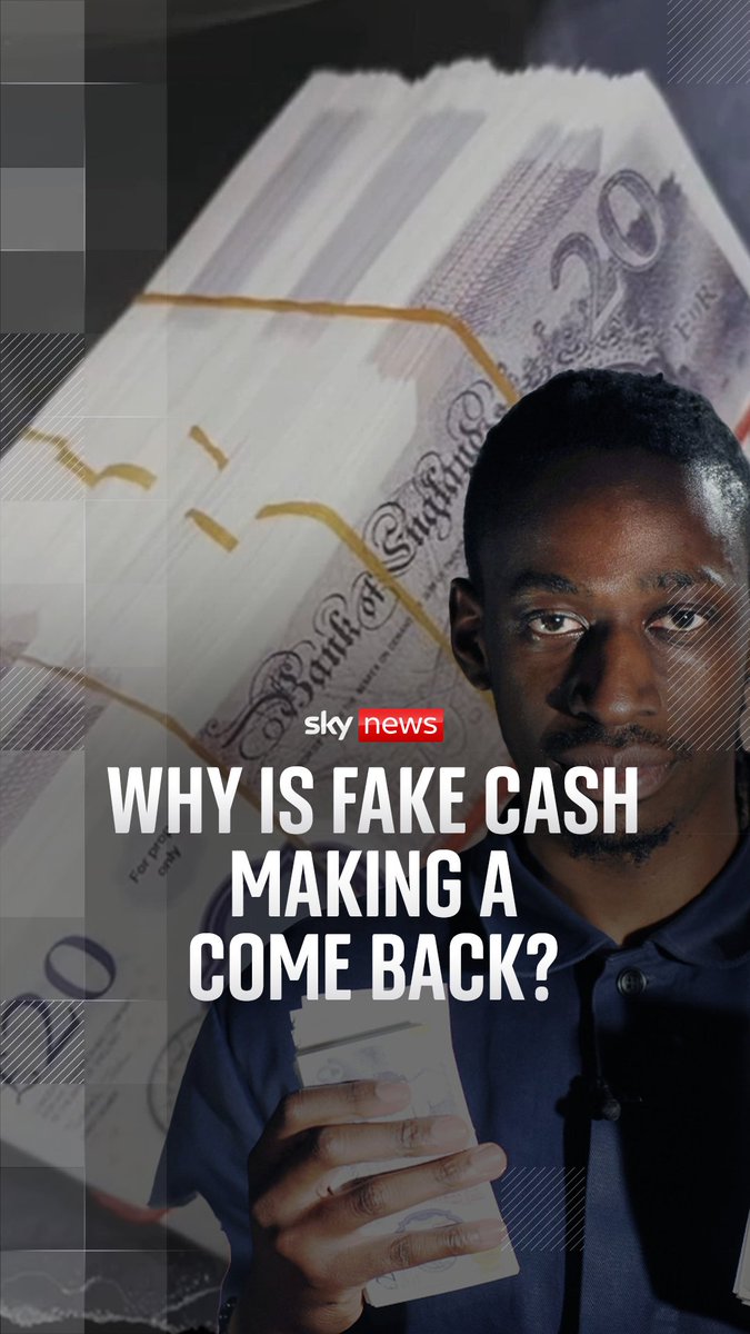 Why is fake cash making a comeback? Sky's @shingimararike investigates why and how the police hunt for those suspected of selling counterfeit currency in London
