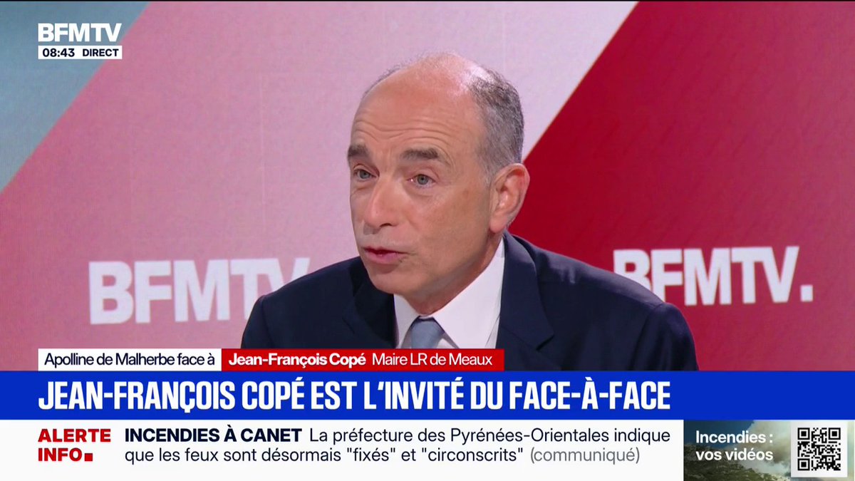 "Chaque jour qui passe, il m'a l'air d'être de plus en plus à droite", estime Jean-François Copé (LR) à propos de Gabriel Attal