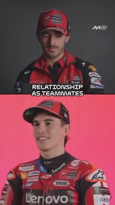 Respect, honesty, and teamwork are at the heart of the red duo 🤝 Ducati Corse #MotoGP