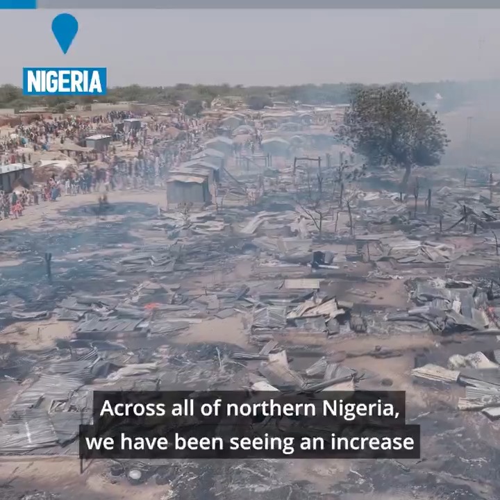 🆘 Conflict is driving hunger in parts of #Nigeria to levels not seen in nearly a decade. At the same time, funding shortfalls are forcing aid to shrink. WFP can now reach only a fraction of those in need, leaving millions — especially children — without lifesaving food assistance. WFP's Serigne Loum explains ⤵️