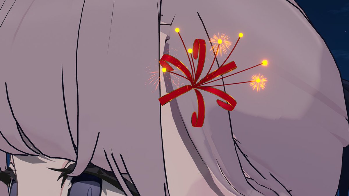 🎁プレゼント企画 🎆花火パーティクル髪飾り 花幻火- Hanagenbi - ✅当ポストをRP＆フォローで3名様にプレゼント!(〜7/7 18時〆) 💖BOOTHのスキ数50ごとに当選枠+1名！ 👇詳細はこちら 🌙7/12までセール中 🔗 #VRChat #booth_pm #KaitoAtelier