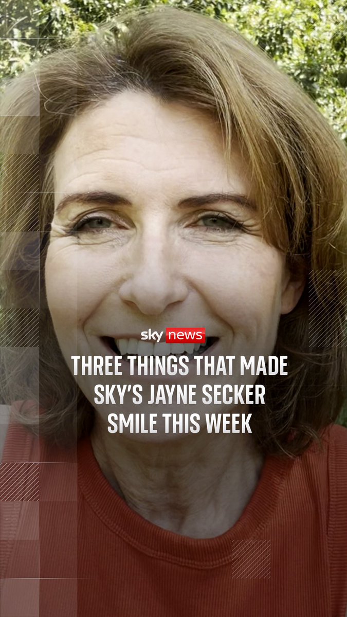 'The news is not always bad!' โฌ๏ธ Here are three things that made our presenter JayneSeckerSky smile this week ๐