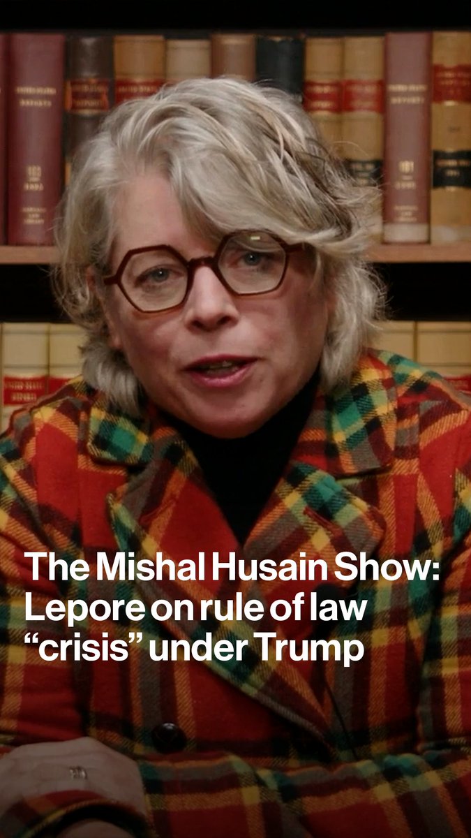 "We are in freefall off a cliff." Pulitzer Prize-winning historian Jill Lepore tells Mishal Husain the rule of law is "in crisis" under Donald Trump. Listen at or watch The Mishal Husain Show at
