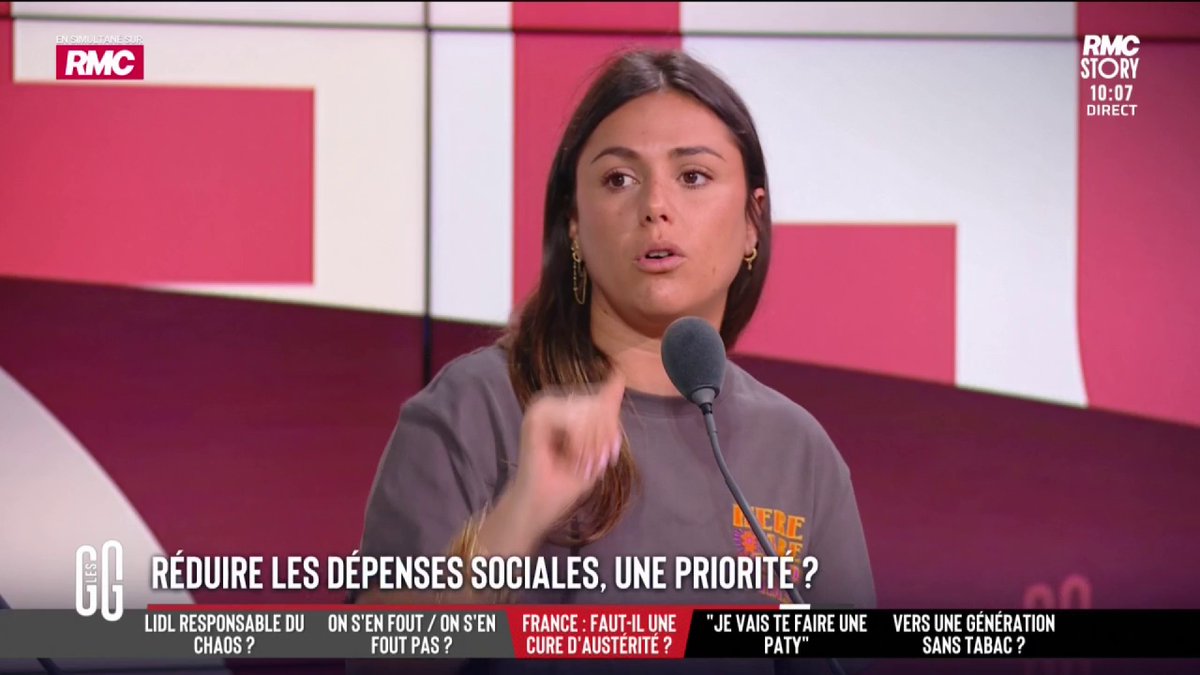 💰 "Libérons le travail !" 🗣️ Laura Warton Martinez : "Arrêtons avec le CDI, le CDD. Les gens veulent travailler 3h dans une boîte, 5h dans une autre. Laissons le travail se faire. Et on fait un impôt fixe pour tout le monde à 12% et on finance par la croissance et la consommation." #GGRMC