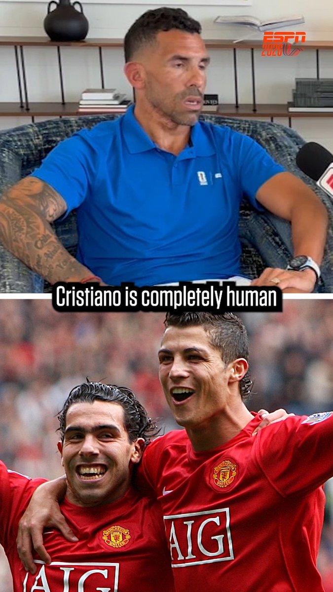 Carlos Tevez compares Lionel Messi and Cristiano Ronaldo after training with both 🤝