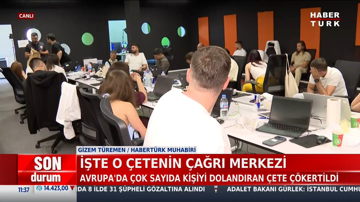 #SONDURUM - İşte o çetenin çağrı merkezi Avrupa'da çok sayıda kişiyi dolandıran çete çökertildi.