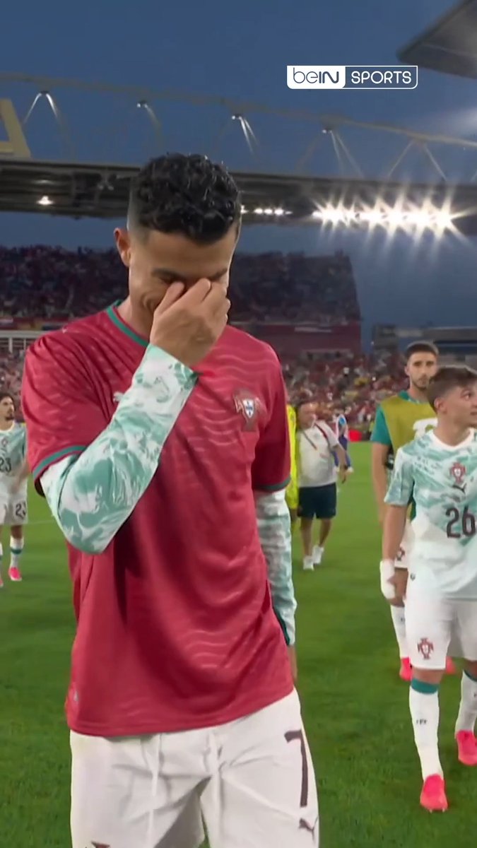 🥺💔 Cristiano Ronaldo ému aux larmes en rendant hommage à Diogo Jota... #beINFWC2026 #FIFAWorldCup
