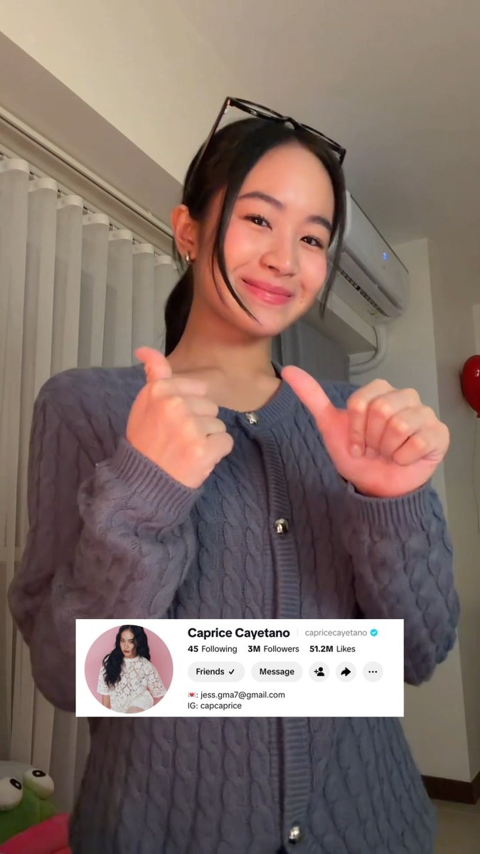 3M TIKTOK FOLLOWERS AND COUNTING 🥳 LOOK: #YoureMyFavoriteSong lead actress #CapriceCayetano officially reached 3 million followers on TikTok! ✨ Congratulations, Caprice! 💖 🎥: capricecayetano / TikTok #YMFS