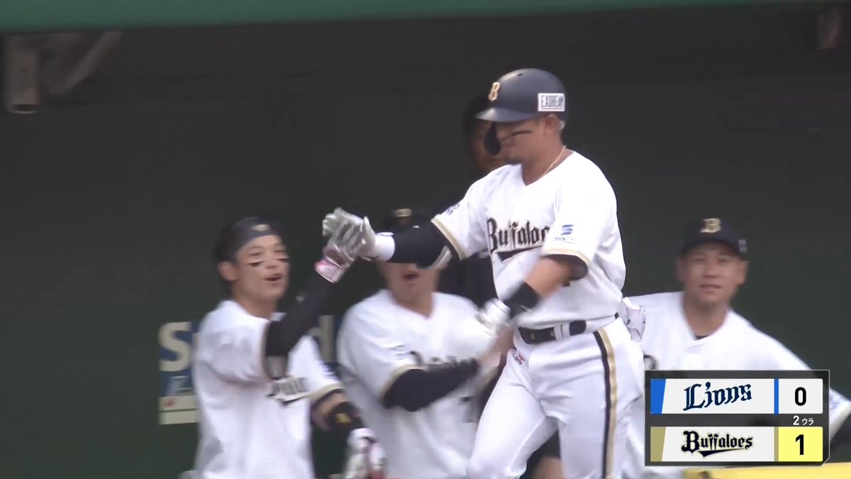 一振りで決める!💪 オリックス 森友哉 選手の今シーズン第6号先制ソロホームラン!🌈 👇スマホ・テレビで試合観戦!