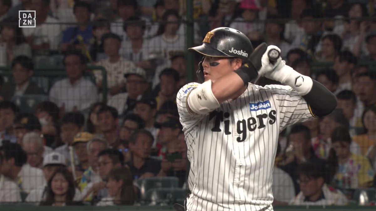 今度は未来の主砲が 前川右京 浜風を切り裂いた！ 第2号ソロホームランで反撃開始！ ⚾️阪神×広島 #阪神タイガース #だったらDAZN