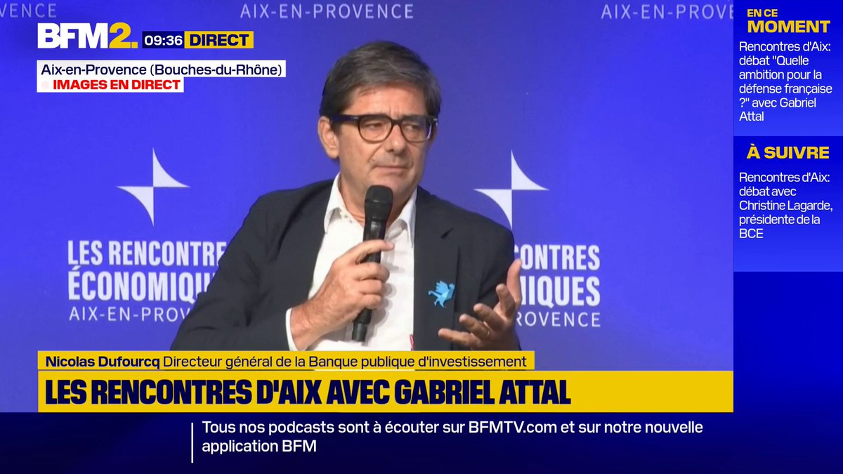 "On devrait utiliser notre dette pour financer notre réarmement et on l'utilise pour financer les retraites", déplore le patron de Bpifrance #BFM2