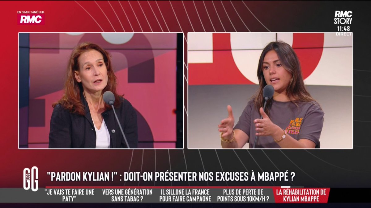Cette bouffonne ne pardonne pas à Mbappé de trouver que le racisme, c’est mal Les racistes ont beaucoup trop confiance en eux dans ce pays…