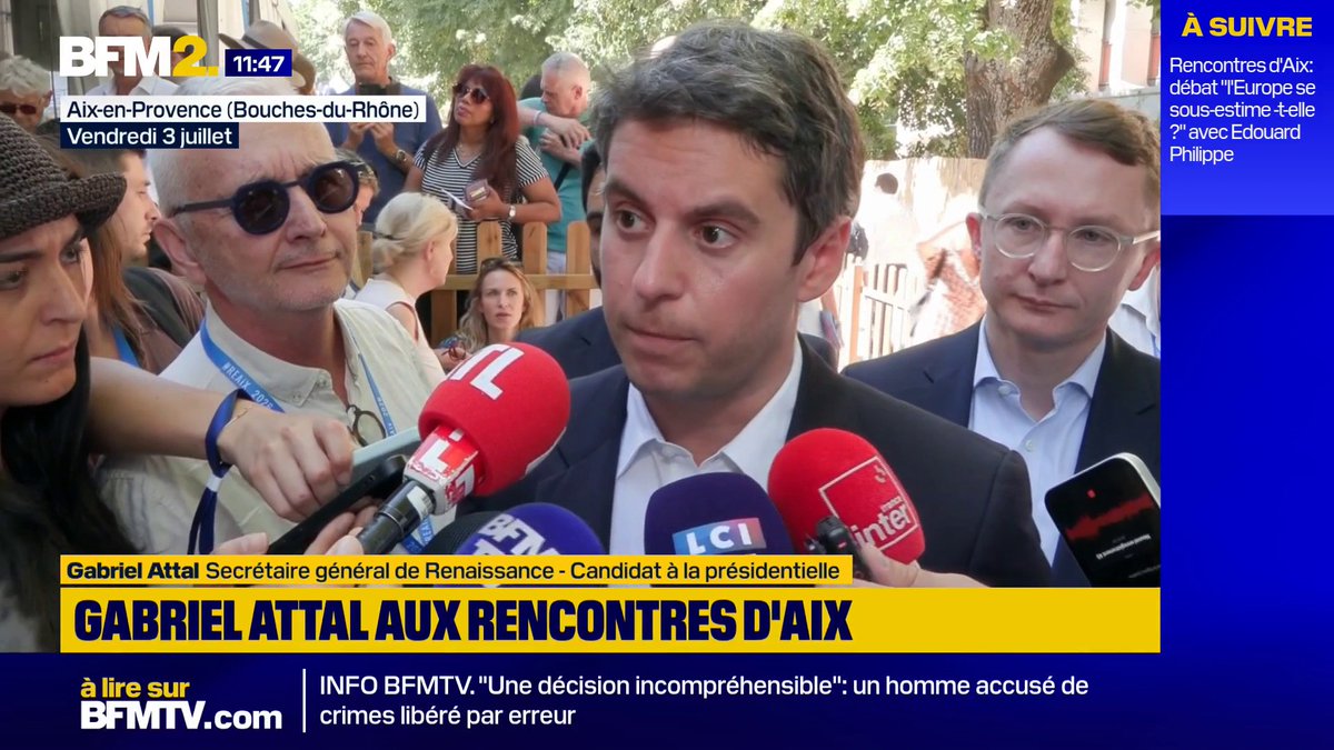 Promesse de 100 000 fonctionnaires en moins : "Je propose un plan de départ volontaire pour réduire le nombre de nos fonctionnaires, sans le faire dans une brutalité absolue", explique Gabriel Attal #BFM2