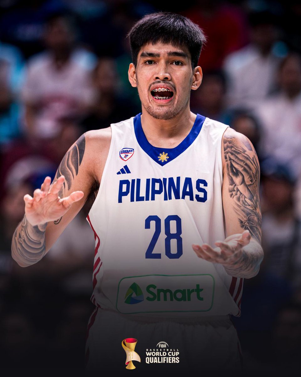 Kevin Quiambao is a HOOPER ๐ช ๐ 23 PTS | 3 3PM | 3 REB | 56% FG | 20 EFF #FIBAWC x #StepItUp