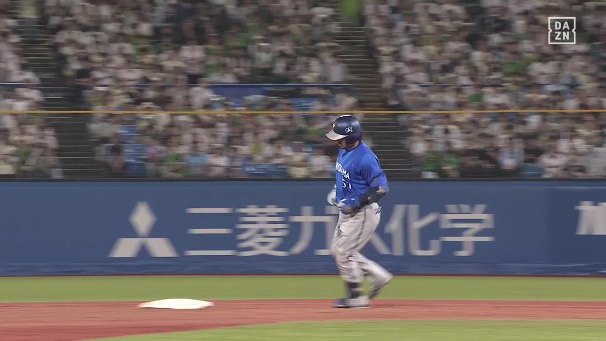 直前には逆方向への大飛球 ストレートを完璧に引っ張った 宮﨑敏郎が“打ち直し”の第七号同点ホームラン ⚾️ヤクルト×DeNA #baystars #だったらDAZN