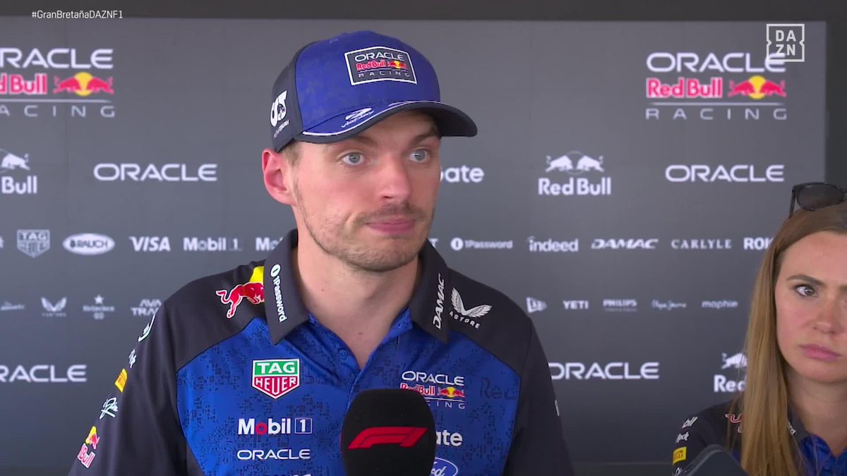 La respuesta de Max Verstappen cuando le preguntan si sus agentes se han reunido con McLaren 😳 #BritishDAZNF1 🇬🇧
