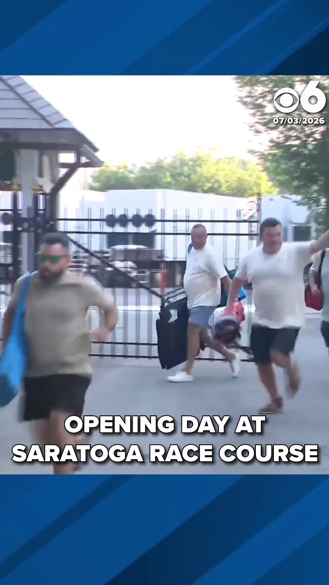 🏇 The gates at Saratoga Race Course open for the 2026 season.