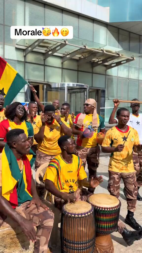 Ghana Morale group at Kansas City giving us heat Jama song ..... Say heat 💥💥💥💥